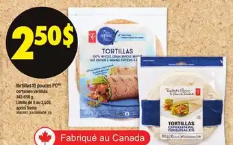 Maxi TORTILLAS 10 POUCES PC, 342-650 G offer