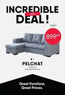 Meubles RD Reversible Sectional offer