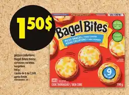 Maxi PIZZAS COLLATIONS BAGEL BITES HEINZ, 198 G offer