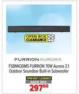 2001 Audio Video FSBNN30MS FURRION 70W Aurora 2.1 Outdoor Soundbar Built-in Subwoofer offer