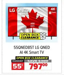 2001 Audio Video 55QNED85T LG 55 QNED AI 4K Smart TV offer