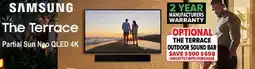 2001 Audio Video QN55LST7D SAMSUNG 55 The Terrace Partial Sun Neo QLED 4K offer
