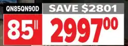 2001 Audio Video QN85QN90D SAMSUNG 85 Neo QLED 4K TV offer