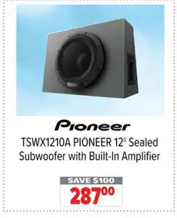2001 Audio Video TSWX1210A PIONEER 12|| Sealed Subwoofer with Built-In Amplifier offer