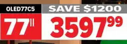 2001 Audio Video OLED77C5 LG 77 OLED 4K ALPHA 9 HDR PANEL offer