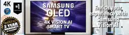 2001 Audio Video QN55S95F 55 SAMSUNG OLED 4K VISION AI SMART TV offer