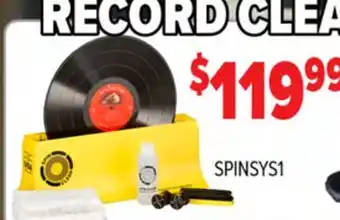 2001 Audio Video SPINSYS1 RECORD CLEANING KITS offer