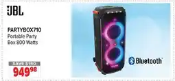 2001 Audio Video PARTYBOX710 JBL Portable Party Box 800 Watts offer
