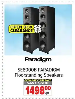 2001 Audio Video SE8000B PARADIGM Floorstanding Speakers offer