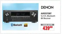 2001 Audio Video AVRS570BT 5.2 Ch. Bluetooth 8K Receiver offer