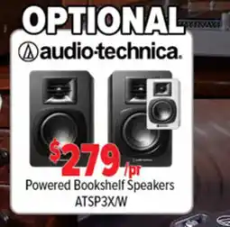 2001 Audio Video ATSP3X/W Powered Bookshelf Speakers offer