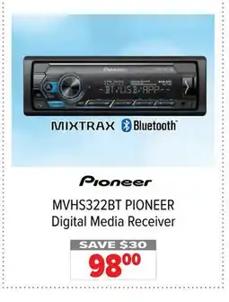 2001 Audio Video MVHS322BT PIONEER Digital Media Receiver offer