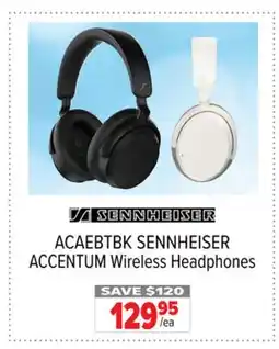 2001 Audio Video ACAEBTBK SENNHEISER ACCENTUM Wireless Headphones offer