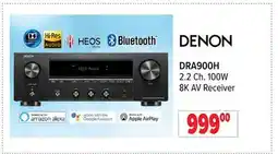 2001 Audio Video DRA900H 2.2 Ch. 100W 8K AV Receiver offer