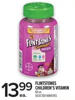 Metro Flintstones children's vitamin offer