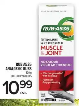 Metro Rub a535 analgesic rubs offer