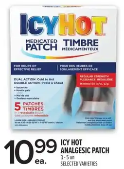 Metro Icy hot analgesic patch offer