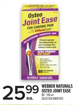 Metro Webber naturals osteo joint ease offer