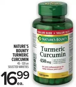 Metro Nature's bounty turmeric curcumin offer