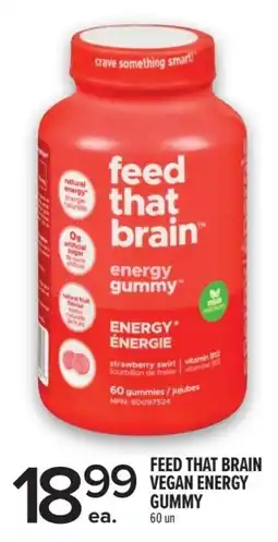 Metro Feed that brain vegan energy gummy offer