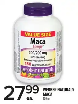 Metro Webber naturals maca offer