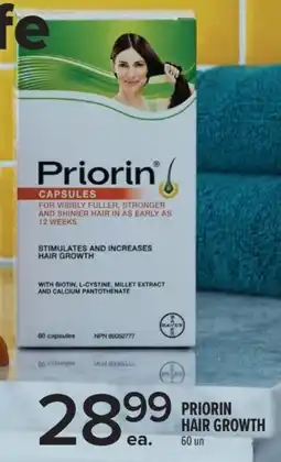 Metro Priorin hair growth offer