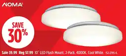 Canadian Tire NOMA 10" Led Flush Mount offer