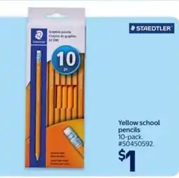 Walmart Staedtler yellow school pencils offer