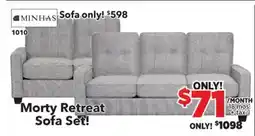 Surplus Furniture Cindy Rosie Smoke Sofa/Loveseat Set offer