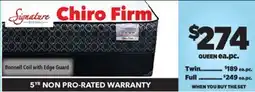 Surplus Furniture Signature Chiro Firm Queen Mattress Set offer
