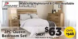 Surplus Furniture Weathered Oak 3PC Queen Bedroom Set offer