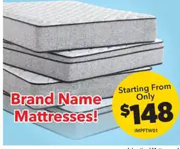 Surplus Furniture Brand Name Mattresses Starting from offer