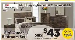 Surplus Furniture Montana 3PC Queen Bedroom Set offer
