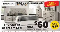 Surplus Furniture Bradley Dusty Grey 6PC Queen Bedroom Set offer
