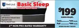 Surplus Furniture Basic Sleep Queen Mattress Set offer