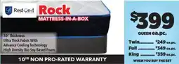 Surplus Furniture Rock Extra Firm Queen Mattress in a Box Set offer