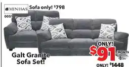 Surplus Furniture Galt Granite Sofa/Loveseat Set offer