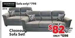 Surplus Furniture Closeout Sofa/Loveseat Set offer