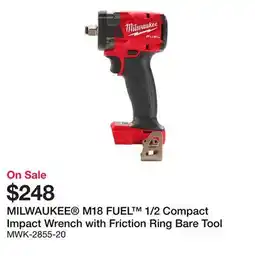 Bumper to Bumper M18 FUEL 1/2 Compact Impact Wrench with Friction Ring Bare Tool offer