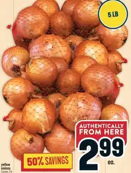 Marché Adonis Yellow onions offer