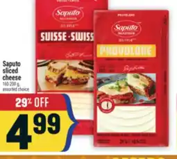 Marché Adonis Saputo sliced cheese offer