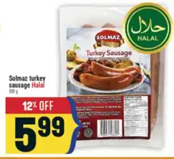 Marché Adonis Solmaz turkey sausage Halal offer