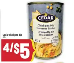 Marché Adonis Cedar chickpea dip offer