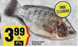 Marché Adonis Defrosted whole black tilapia offer