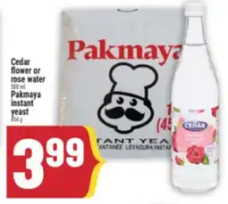 Marché Adonis Cedar flower or rose water offer