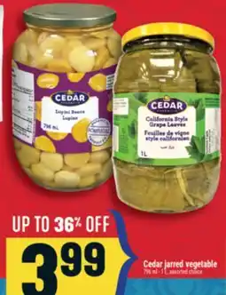 Marché Adonis Cedar jarred vegetable offer