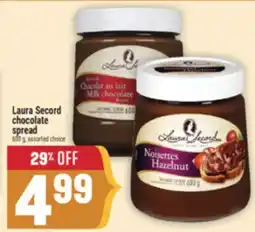 Marché Adonis Laura Secord chocolate spread offer