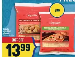 Marché Adonis Saputo shredded cheese offer