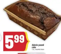 Marché Adonis Adonis pound cake offer