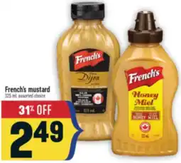 Marché Adonis French's mustard offer